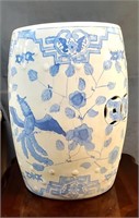 Blue & White Chinese Porcelain Garden Stool
