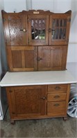 Antique Hoosier Cabinet-38x28x69"-Very Nice