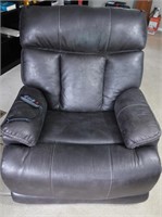 Leather Electric Reclining Chair-36x32x43"
