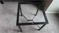 Metal & Glass Table-20x20x20"