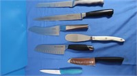 Various Kitchen Knives(assorted makers)