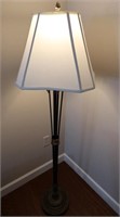 Metal Floor Lamp w/Shade- approx 5'H
