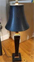 Resin Table Lamp w/Shade