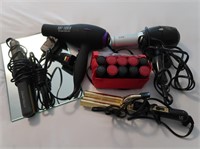 Hair Dryers, Curling Irons-Lot