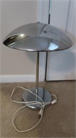 Silver Tone Desk Lamp