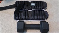 Fitness Gear, Ankle Weights, Dumbbell