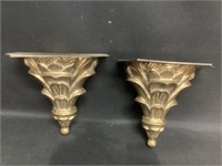 Brass Wall Sconces Matching Pair