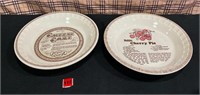 Decorative Pie Dishes, Jeannette China, Watkins