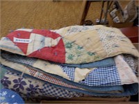 Vintage tied quilt
