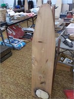 Primitive wood ironing board 12x47