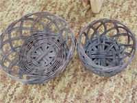 2 small early baskets