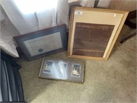 Framed "Replica" Historical Papers