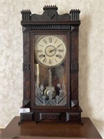 Antique Keywind Wall Clock