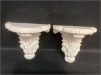 2 Chalk Wall Sconce Shelves