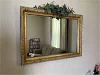 Lrg Gold Framed Mirror