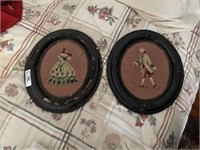 2 Needlepoint Pictures