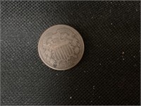 1865 2 Cent Piece