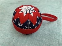 Fabric Nautical Christmas Ball