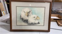 Signed Eagle picture 19 x 24
