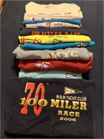Short Sleeve 100-Miler XL and 2X Shirts (10) Assor