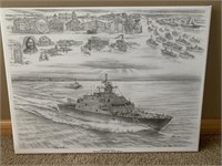 Canvas “LCS Marinette” Official Print 18” x 24”
