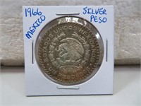 1966 Mexico Silver Peso