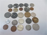 25 Belgium Coins (1916 & Up)