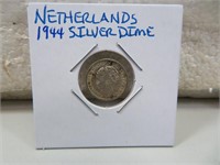 1944 Netherlands Silver Dime