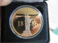 1986 American Mint 130 Years of Liberty with COA