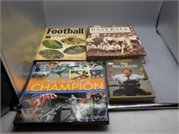 Lot of Hardcover Sports Books,'72, '84,'94, '02