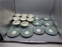 Lenox Kingsley X-445, Set (8)Cups, Saucers, Plates