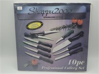 Shappu 2000 10pc Stainless Steel Cutlery Set