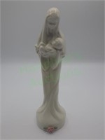 Virgin Mother Cradling Baby Jesus Figurine