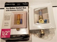 Ice Maker Outlet Box W/Hammer