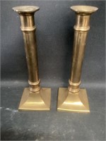 Pair of Brass Candle Holders