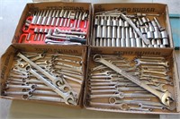 Lot 10: Large Tool Lot #1: Sockets, Wrenches, etc.