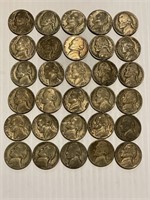 30 Silver War Nickels