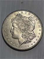 1902 O BU Morgan Silver Dollar