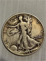 1943 S Walking Liberty Silver Half