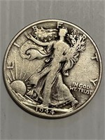 1944 D Walking Liberty Silver Half