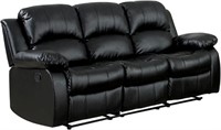 Homelegance   Leather Double Reclining Sofa