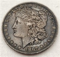 1880 Morgan Silver Dollar