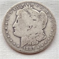 1887-O Morgan Silver Dollar