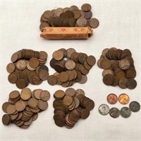 Wheat Cents Incl 1944S & Steel