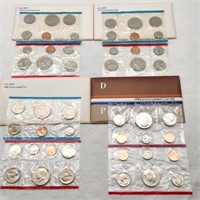 1979-79-80-84 Unc Mint Sets