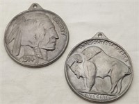 Buffalo Nickel Wall Plaques 5" diam