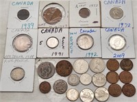 Canadian Coins 1939 Onward