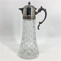 Crystal Silverplate Pitcher Carafe
