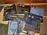 Kennedy assassination magazines.