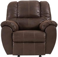 Faux Leather Manual Pull Rocker Recliner